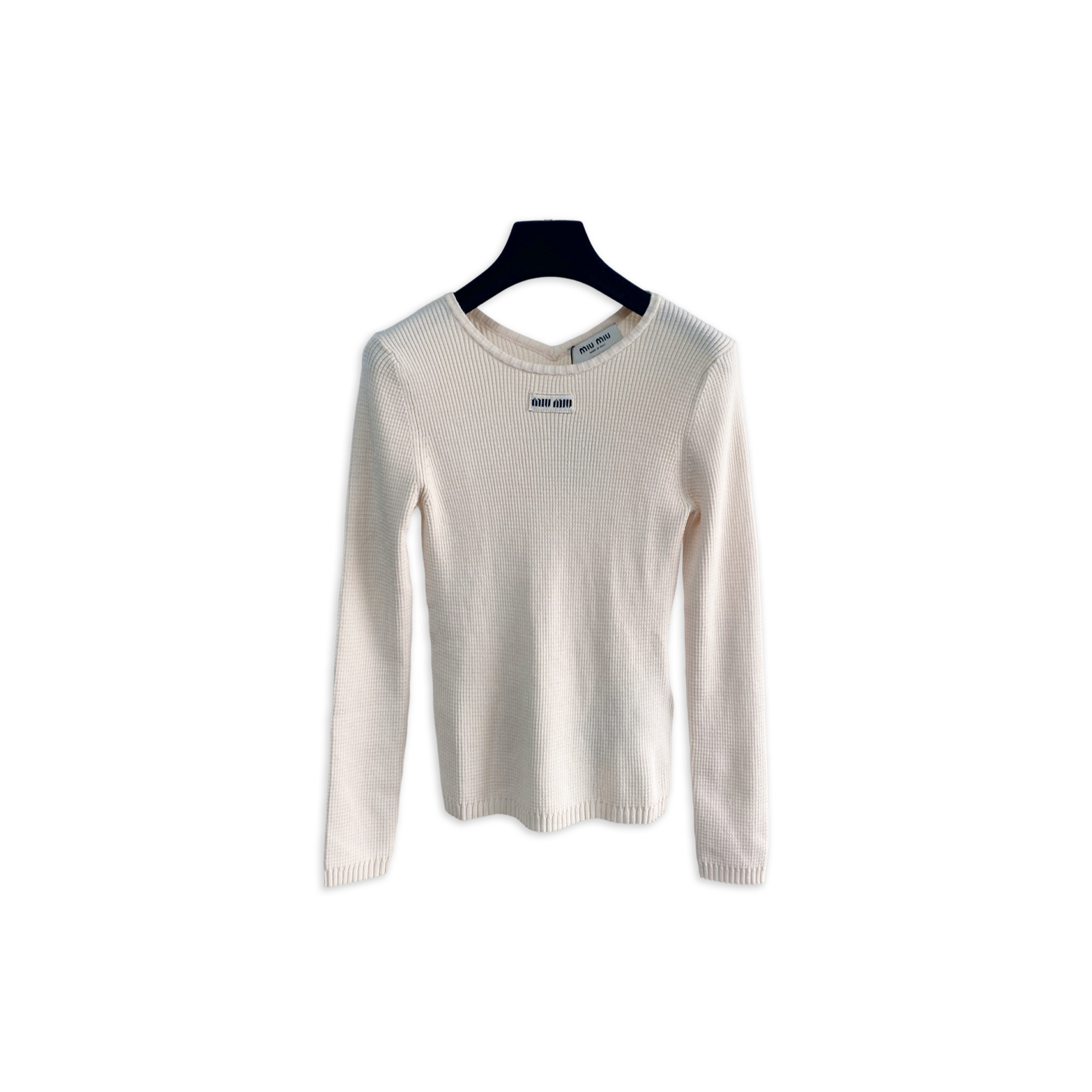 MIU MIU KNITTED LONG SLEEVES